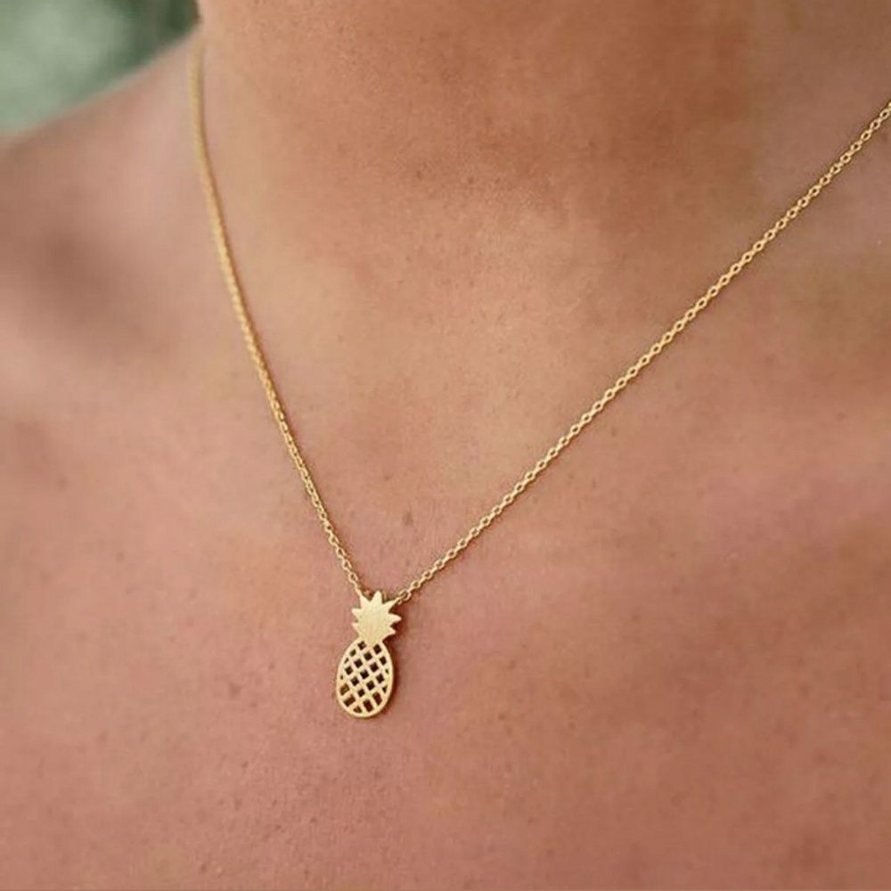 Pineapple Rose Gold Necklace Pineapple Rose Gold Necklace